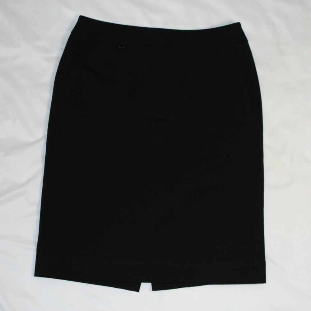 Calvin Klein Pencil Mini Skirt Black Sz 6